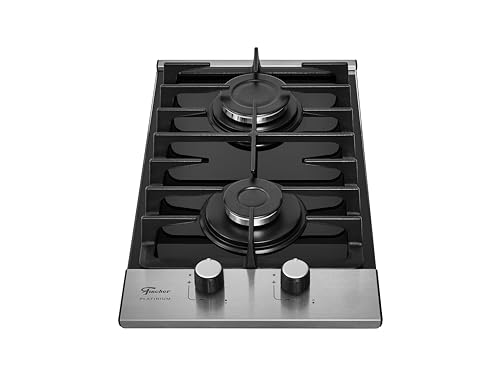 FISCHER COOKTOP À GÁS 2 BOCAS PLATINIUM MESA VIDRO PRETO 33795-92120