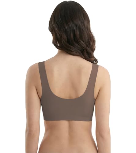 Image of DClub Comfort Revolution Seamless Bra Easy lite Full-Coverage Wireless Everyday Bra with CloudSoft Comfort with Removable Pad.