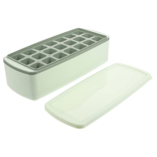 DIYEAH Vaschette Per Cubetti Ghiaccio in Silicone Contenitore Per Congelatore Facile Da Usare Design Tenuta Stagna Adatto Per Frigorifero e Lavastoviglie