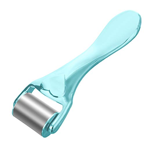 EELHOE Ice Face Roller,Face Skin Care Tool for Puffiness,Migraine,Eye Roller For Puffy Eyes Dark Circles,Stainless Steel Facial Roller(D)