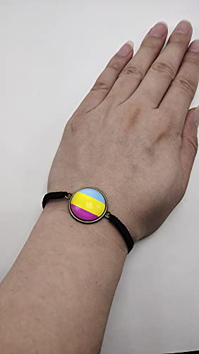 Pansexual Pride Bracelet,Pansexual Jewelry, Pride Bracelet, Resin Bracelet,Pride Flag Pink Yellow Blue Bracelet, Unisex Bracelet… #TOP3