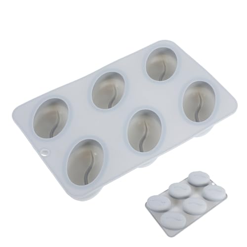 TOPPERFUN moule à gâteau, bac à glaçons, café, grains de café, glaçons, pudding, mousse à dessert, moule en silicone