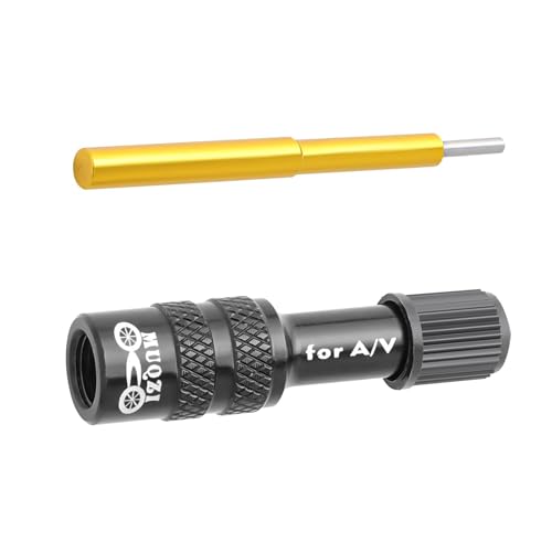 Adaptador de Bomba de Horquilla para Bicicleta de montaña - Boquilla de extensión de AV, válvulas Antideslizantes de Aluminio | Adaptador Horquilla Delantera Carretera, Bicicletas de