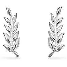 Boma Jewelry Sterling Silver Branch Ear Crawler Earrings