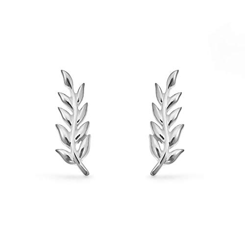 Boma Jewelry Sterling Silver Branch Ear Crawler Earrings