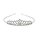 Colours & Beauty Corona Regina con Strass | Corona Principessa Bambina | Corona Compleanno | Coroncina Comunione Bambina | Tiara Sposa | Diadema Sposa | Coroncina Sposa | Corona Cerimonia