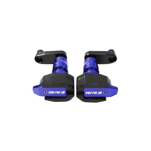 Sliders de cadre bleu pour moto YZF-R3 de 2014 à 2021