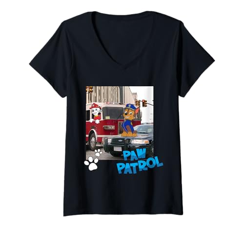 T-shirt Chase et Marcus Pat'Patrouille idéal pour les sorties complices en famille