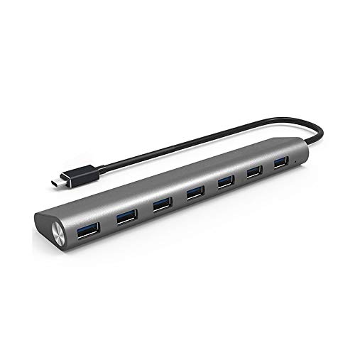 WAVLINK USB 3.1 Tipo C a 7 Puertos USB 3.0 Hub con Adaotador de...