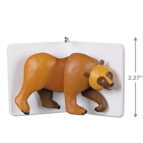 Hallmark Keepsake Christmas Ornament 2022, Brown Bear, Brown Bear, What Do You See? Book #TOP4