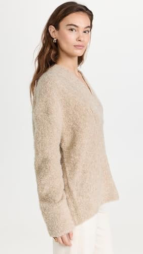 Vince Women's Crimped Shawl Sweater4