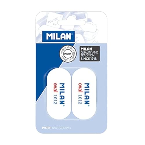 MILAN Blister 2 Gomas de borrar 1012