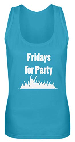 Fridays for Party débardeur top turquoise vêtement sans manche L