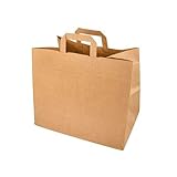 tragetaschen papier weiß ROBUST UND LANGLEBIG: Die stabilen Konstruktionen der Papiertragetaschen gewährleisten, dass sie selbst schwere Einkäufe sicher und zuverlässig tragen.