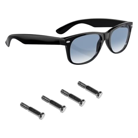 Replacement Screws for Ray Ban Sunglasses Wayfarer RB2140 RB4340 Sunglasses Repair Screw Kit (Set of 4),Screwdriver Cover