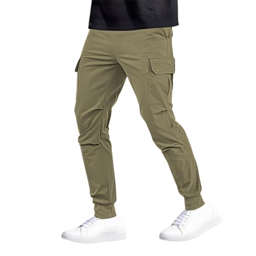 Pantalon de safari confortable à poches : tissu respirant et coupe tactique classique