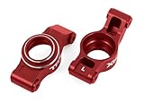 Traxxas 7852-RED - Aluminum Caster Blocks (C-Hubs), Left/Right, Red
