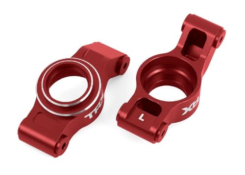 Traxxas 7852-RED - Aluminum Caster Blocks (C-Hubs), Left/Right, Red