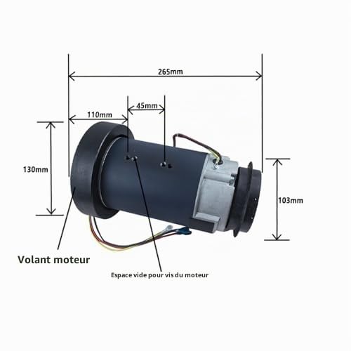 Moteur de tapis roulant à aimant permanent CC - Pièces de rechange universelles à faible bruit pour aspirateur de machine de course