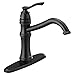 Moen 7240C Belfield Traditional One Handle High Arc Kitchen Faucet with Optional Deckplate Included, Chrome