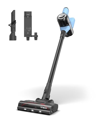 Tineco Pure ONE S20 Cordless Vacuum Cleaner,Clogless Brush Design,Up to 55 Minutes of Runtime,6-Stage Filtration System,LED Brush Headlights, Stick Vacuum Cleaner for Pet Hair, Carpet & Hard Floor