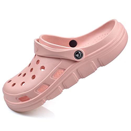 Image of PIMIO Garden Clogs for Women and Men,Slip On Work Shoes with Arch Support,Womens Mens Quick-Dry Water Shoes Casual Sandals,Comfortable Slippers