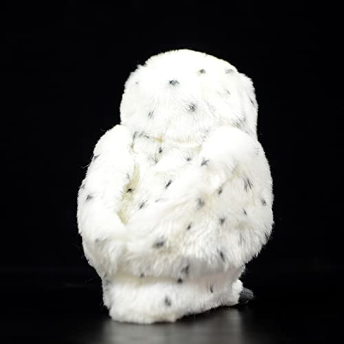 Lilizzhoumax Little Snowy Owl Stuffed Animal,Realistic Bird Plush,Super Soft Plush,Cute And Funny,Figure Toy,Girl Toys,Party Gift For Kids,Valentine’s Children's Day Gift, Home Decor(White 7.09 Inch) #TOP6