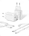 Produktbild Anker Super schnelles USB-C-Ladegerät, 25 W, mit USB-C-Kabel, unterstützt PPS-Schnellladung für Samsung Galaxy S23 Ultra/S23+/S23/S22/S21/S20/Note 20 usw. (2 x 1,5 m langes Kabel im Lieferumfang