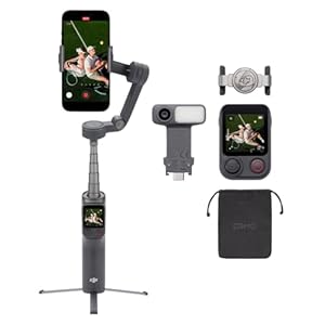 Osmo Mobile 8P Gimbal-Stabilisator für iPhone & Android, Tracking-Modul, Fernsteuerung, Natives Tracking, Verlängerungsstab & Stativ integriert, 10h Akku, 3-Achsen-Stabilisierung, Smartphone-Gimbal