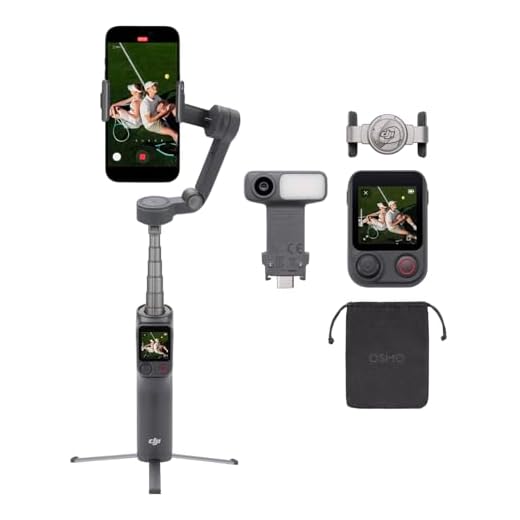 Osmo Mobile 8P Gimbal-Stabilisator für iPhone & Android, Tracking-Modul, Fernsteuerung, Natives Tracking, Verlängerungsstab & Stativ integriert, 10h Akku, 3-Achsen-Stabilisierung, Smartphone-Gimbal