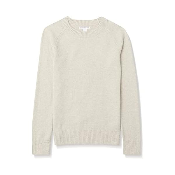 Amazon-Essentials-Womens-Classic-fit-Soft-Touch-Long-Sleeve-Crewneck-Sweater Amazon Essentials Women's Classic-Fit Soft Touch Long-Sleeve Crewneck Sweater, Beige, Medium