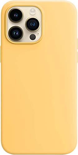 Coque silicone liquide iPhone 14 Pro Max antichoc avec verre