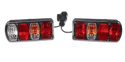 Luces traseras para portabicicletas E-Bike con cableado completo y conector de trece pines