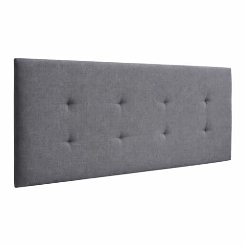 Reviews de Cabeceros , tabla con los diez mejores. 37 Cabecera de Cama Matrimonial Flotante Tapizada en Lino Gris, Respaldo Acolchado Moderno para Recámara, Cabecero Minimalista Montaje en Pared, Diseño Elegante para Dormitorio,...