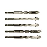 Tailles multiples : Ce jeu de mèches excentriques inclut les diamètres 4mm, 5mm, 6mm, 8mm, 10mm et 12mm pour s'adapter à une large gamme d'applications et répondre avec précision aux exigences variées des projets de perçage.