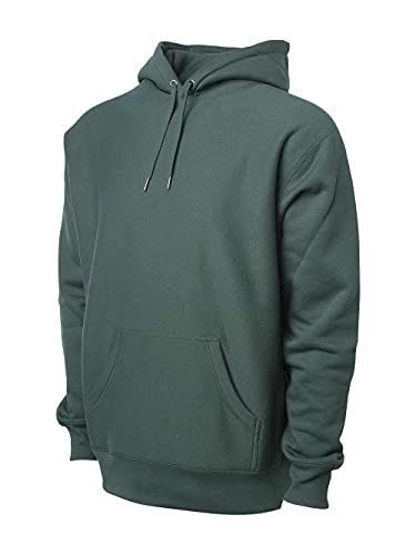 Independent Trading Co. - Legend - Premium Heavyweight Cross-Grain Hooded Sweatshirt - IND5000P - L - Alpine Green