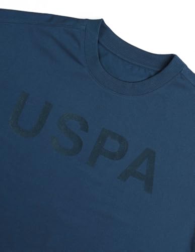 Image of U.S. Polo ASSN. Mens OEE09 Brand Printed Comfort Fit Lounge T-Shirt