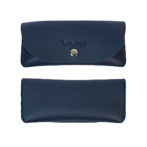 Image of VIVID Unisex Specs Snap Button Eyewear Dabbi Faux Leather Soft Case Cover