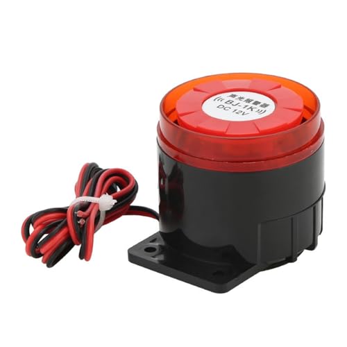 Alarma eléctrica múltiple de 12 V/24 V/220 V 115 dB, luz intermitente, impermeable, dispositivo de seguridad para el hogar, alarma fuerte para el hogar, almacén y seguridad