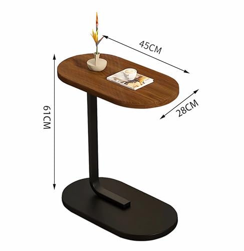 Kronmutou Side Table, End Table for Living Room Bedroom (Brown), normal - Image 2