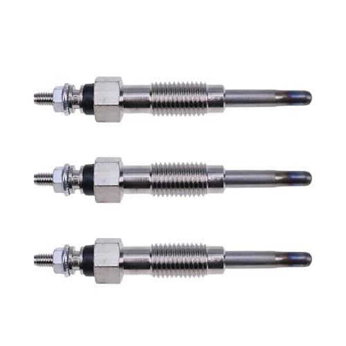 YIHETOP 3PCS Glow Plug MM43214801 30L66-00302 Compatible for Mitsubishi L2E L3E Engine PelJob EB12.4 EB14