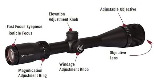 Image of Vortex Crossfire II 4-16x50 Adjustable Objective, Second Focal Plane, 30mm Tube Riflescope - Dead-Hold BDC Reticle
