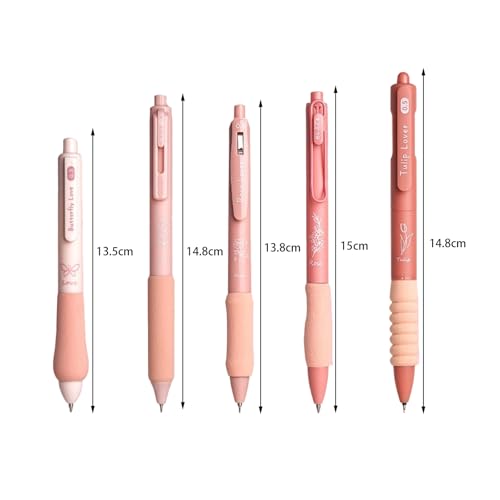 Bolígrafos Gel Retráctiles GZBABY 5 Pcs Tinta Negra 0.5mm miniatura 4