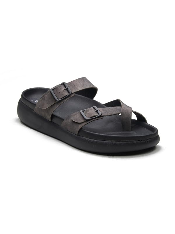 Image of UNDERROUTE mens Underroute Urgh 02 Stylish Durable Soft Footbed Synthetic Casual Sandals for Men Sandal