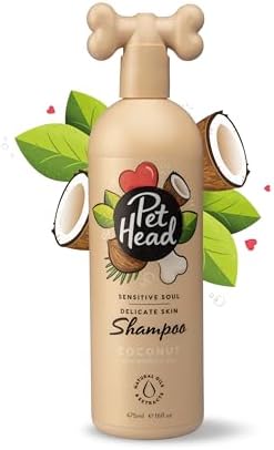 Pet Head Sensitive Soul Dog Shampoo | Coconut Scent | Shampoo for...