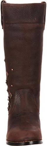 Womens Philly 12 Turn Down Buttons & Studs Chocolate
