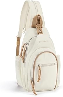 BAGSMART Crossbody Sling Bag for Women Men, Small Travel Shoulder Bag, Purse Cross Body Bag, Anti-thief Chest Daypack