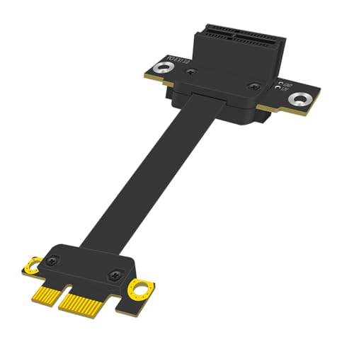 GLOTRENDS 100 mm PCIe 3.0 X1 kabel Riser do M.2, WiFi, Firewire, USB, kart dźwiękowych itd.
