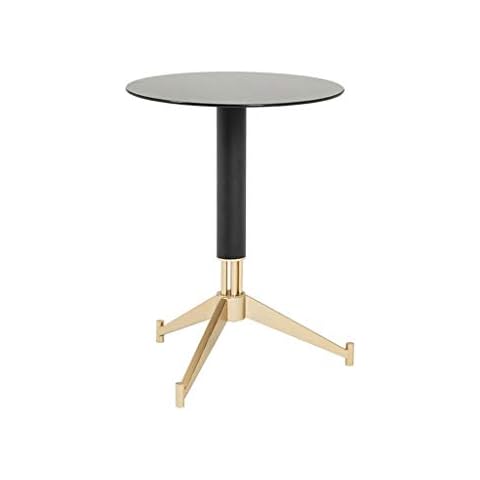 Nordic Side Modern Wrought Iron Side Cabinet Small Apartment Coffee Table Corner Living Room Small Table (Color : B) Cover