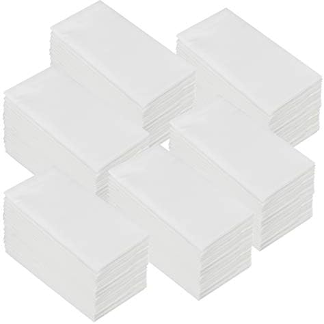 COTTON CRAFT White Dinner Napkins - Set of 144 Classic Pure Cotton Soft Cloth Napkins - Durable Washable Everyday Lunch Brunch Table Restaurant Wedding Party Gift Reusable Napkin - Oversized 20 x 20